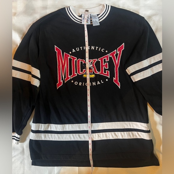 Vintage Disney Black and White Mickey Mouse Crewneck Size Large - Picture 11 of 12